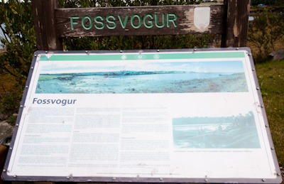 Fossvogur sign